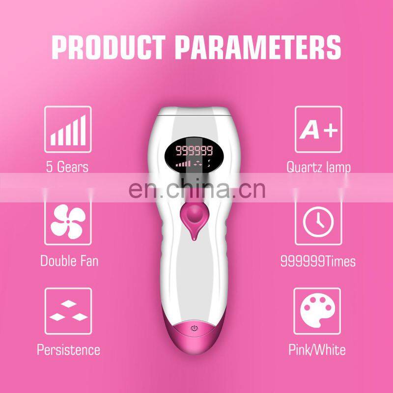 2021 Handheld Professional Portable Home Use Permanent IPL Laser Hair Removal Machine