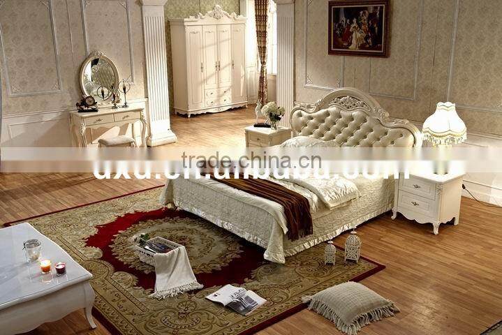 King size wood bed room furniture for hot sale