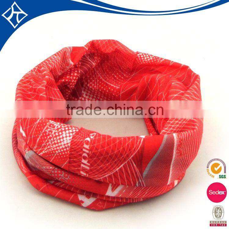nice moisture wicking fit red bandana