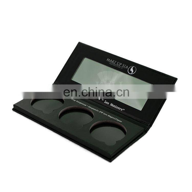 Paper cosmetic packing eyeshadow palette empty packaging for powder cosmetics customized private label