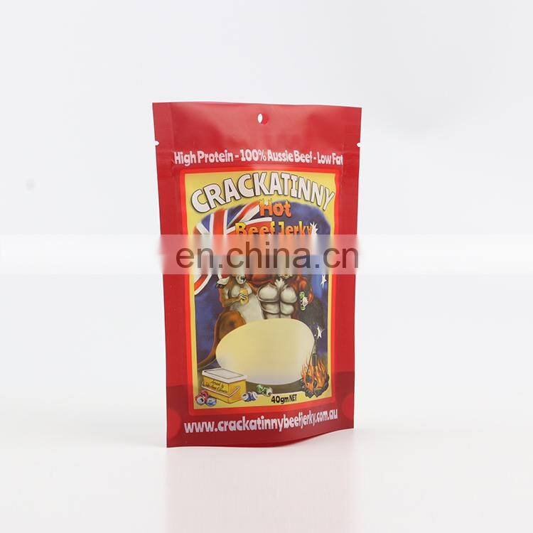 Wholesale custom Beef Jerky Packaging Bags Pouch Beef Package Bags