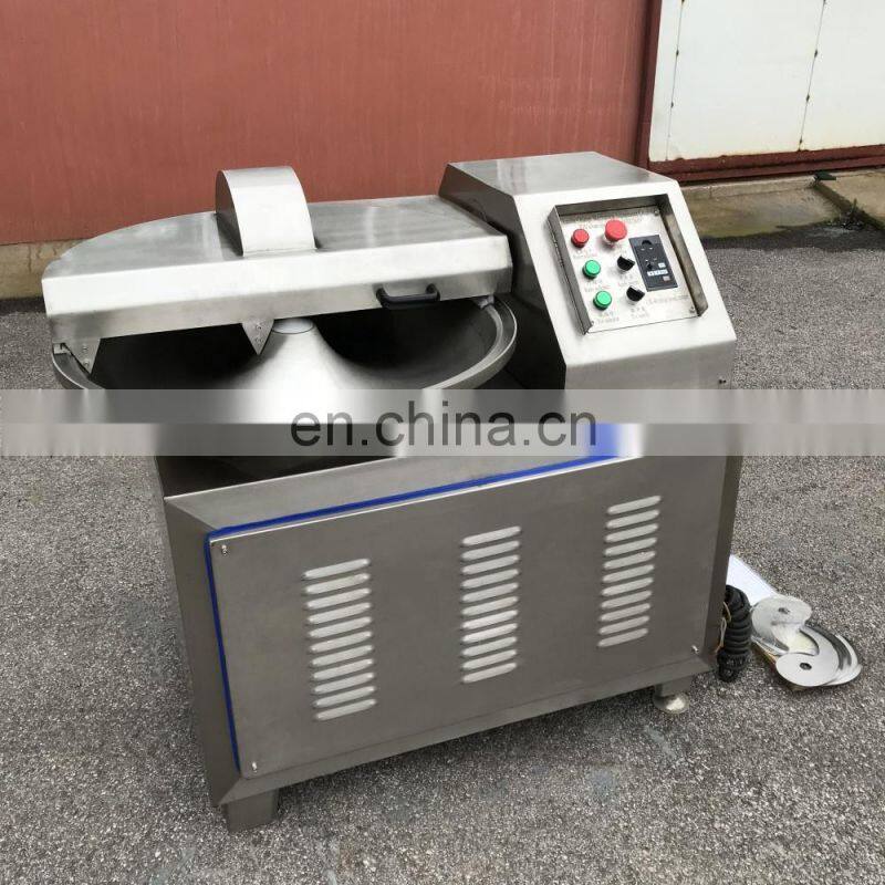 High quality stainless steel automatic vacuum bowl cutter / vacuum meat chopper mixer for sale