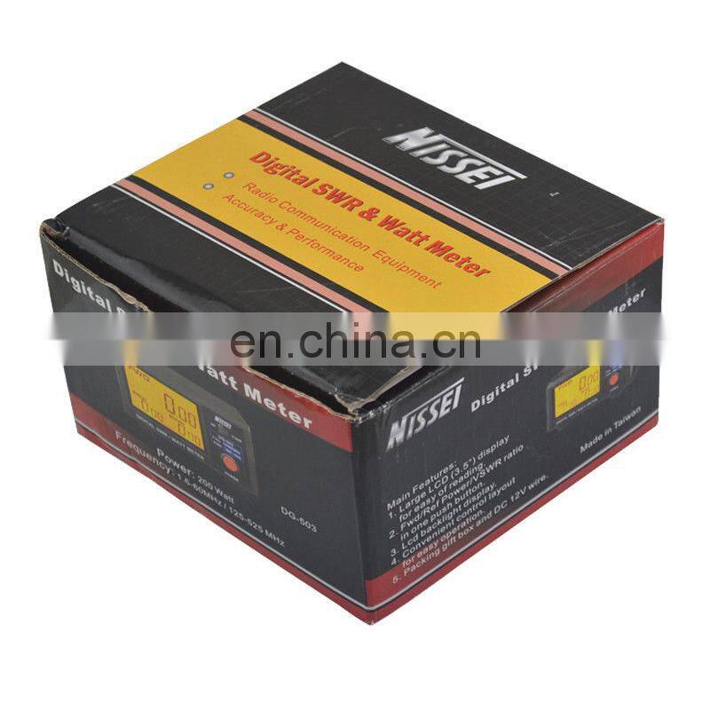 DG-503 Digital Two-Way Radios Walkie Talkie SWR WATT Meter with 3.5" LCD