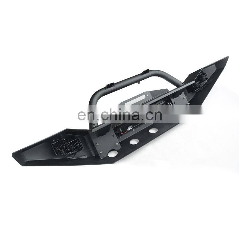 4x4 off road Front bumper for Jeep Wrangler JK 07-17 Bumpers with light car accessories