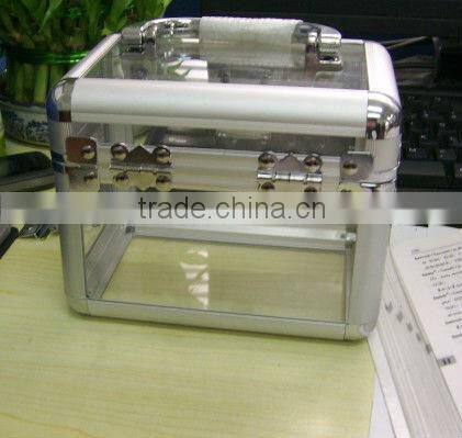 New design aluminum travel jewelry case
