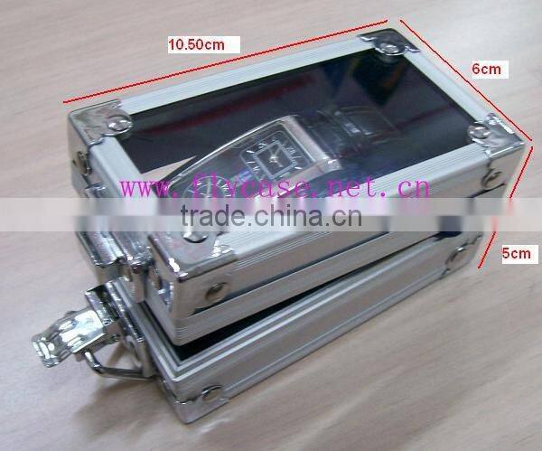 corrosion resisting hard shell 40mm wrist watch case with code lock and handle