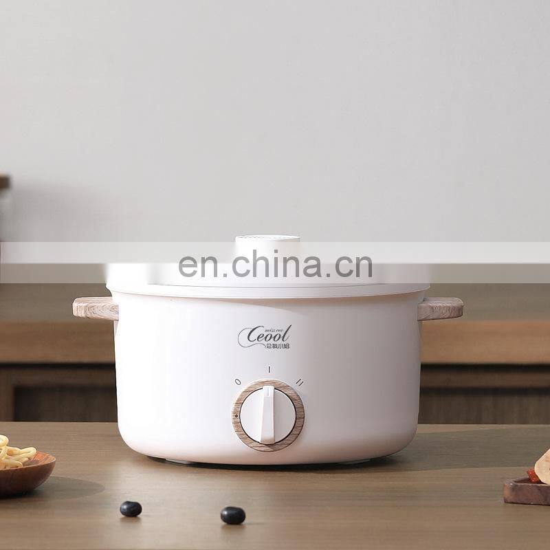 Household mini electric hot pot, electric boiling pot, multi-function student dormitory