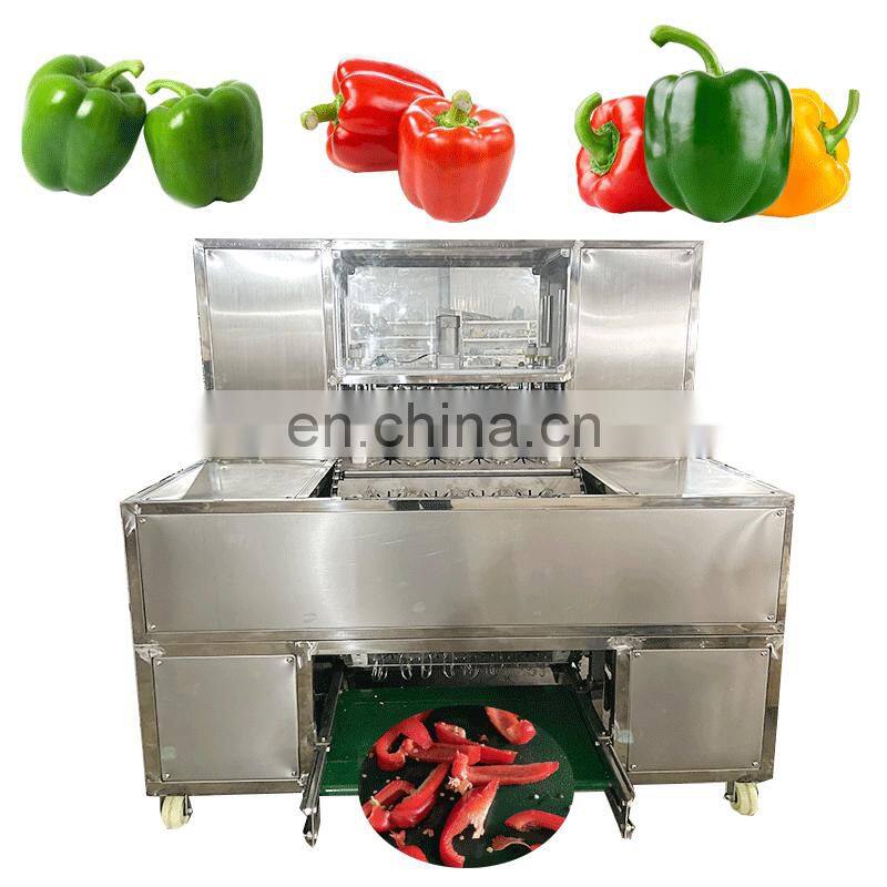 Vegatable Bell Pepper Apricot Apple Cherry Peach Longyan Seed Removing Pitting Cutting Slicing Machine