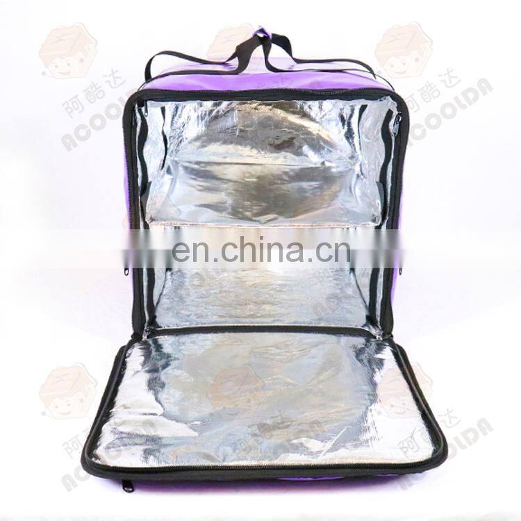 Food Delivery Aluminium Foil Insulated Food Cooler Bag aluminum foil cooler bag jarmoo