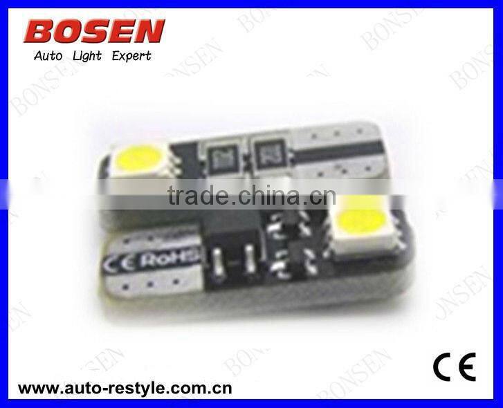 2013 non-polarity Canbus LED lamps T10-2SMD-5050-CB