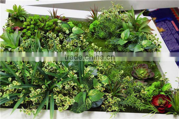 wall hanging artificial flowers/artificial green wall/artificial plant wall