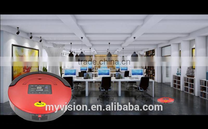 M882 Robotic Vacuum Cleaner in New Design, with UV Lamp and Virtual Wall,Sweeper size D350*85mm