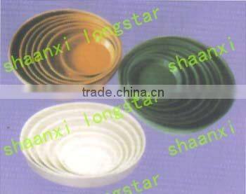 Decorative pattern designed of flower plastic tray