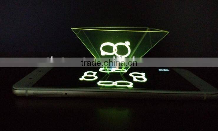 Promotional China Mini 3d holographic projector for iphone6 6plus 5 5s 5c