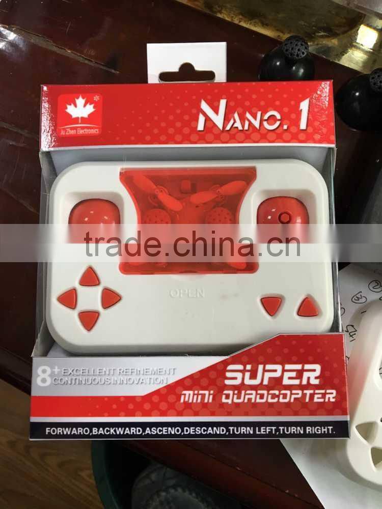 FQ777 MINI POCKET DRONE 4CH 6AXIS GYRO RC QUADCOPTER WITH LED LIGHTING RTF CF MODE