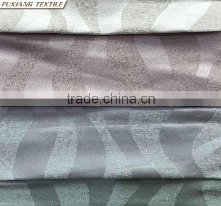 100% Polyester jacquard flower window curtain fabric