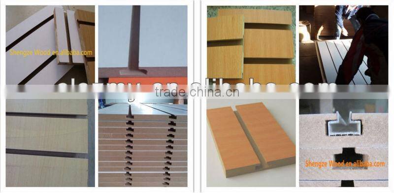 Low price and high quality mdf slotted board for display and decoration