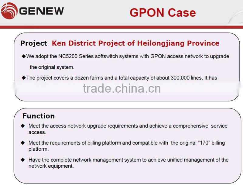 Genew ONU/ONT GM2204-CATV ONU ftth EPON modern Optical terminal integrated access device