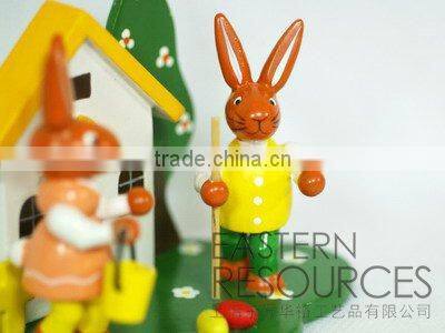 Easter Rabbit - Wooden Easter Decoration