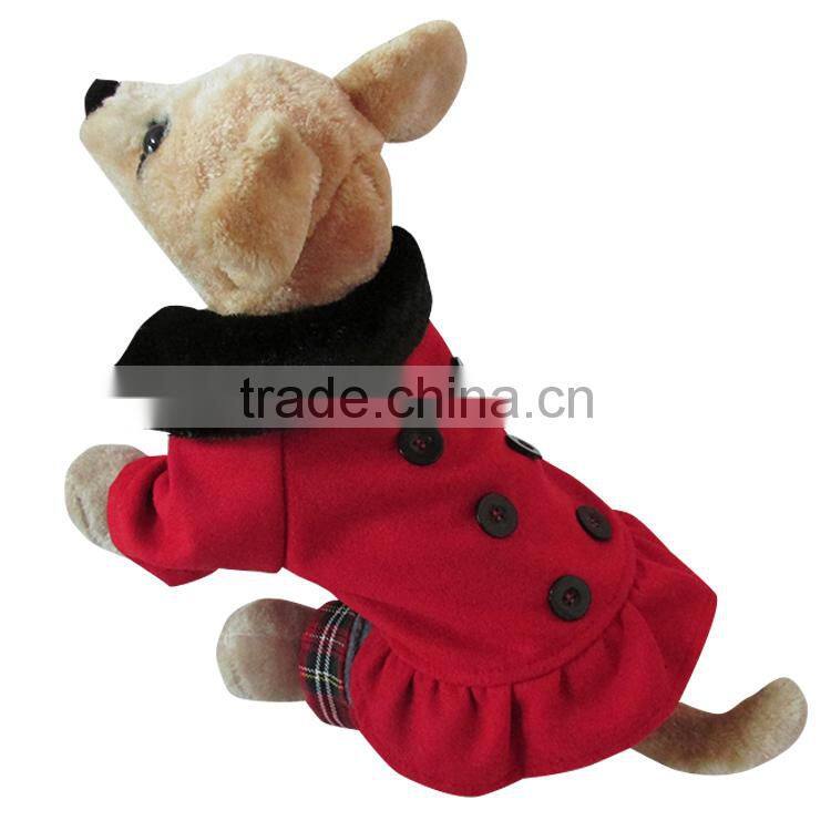 Wholesale Fashional Europe America Style Woolen Cloth Four Legs Style Dog Jumpsuits