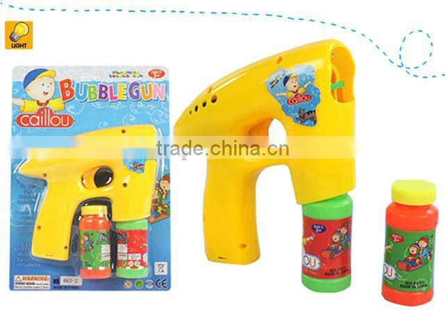 Children toy electric bubble gun with light and music
