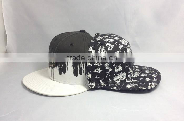 Wholseale high quality snapback hats with digital printed