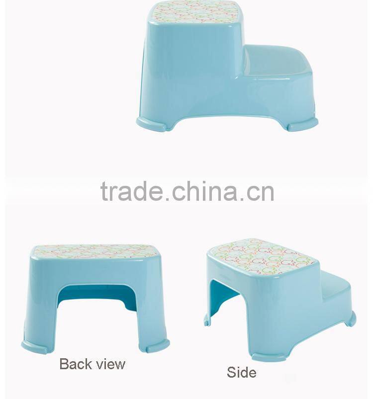 PM 3312 2016 China Wholesale En71 Kids Plastic Baby Double Step Stool