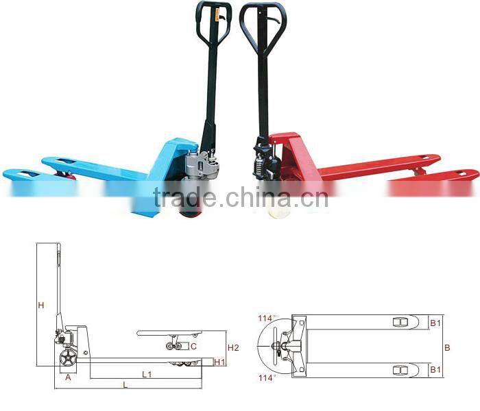 Hebei factory hand manual forklift, diesel forklift 1000kg-3000kg