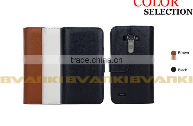 2015 Newest Hot Selling Wallet Cell Phone Case Pouch Leather Wallet Case For LG G4 Phone Case Custom