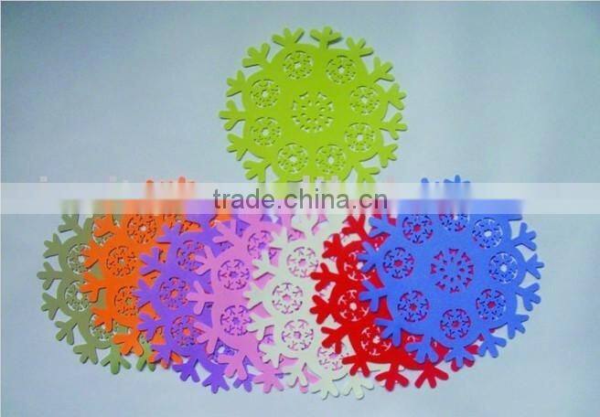Snowflake Heat Resistant Mat Table Decoration Pad