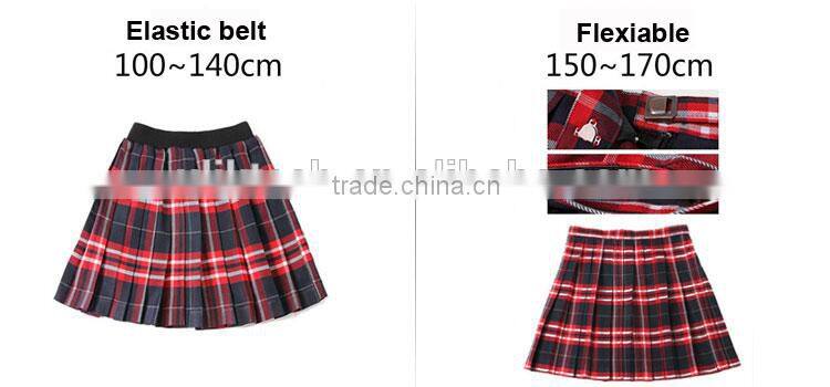 lovely Japen style elegant vest sweater school uniform students clothing set V neck children clothing for 100-180cm kids wear