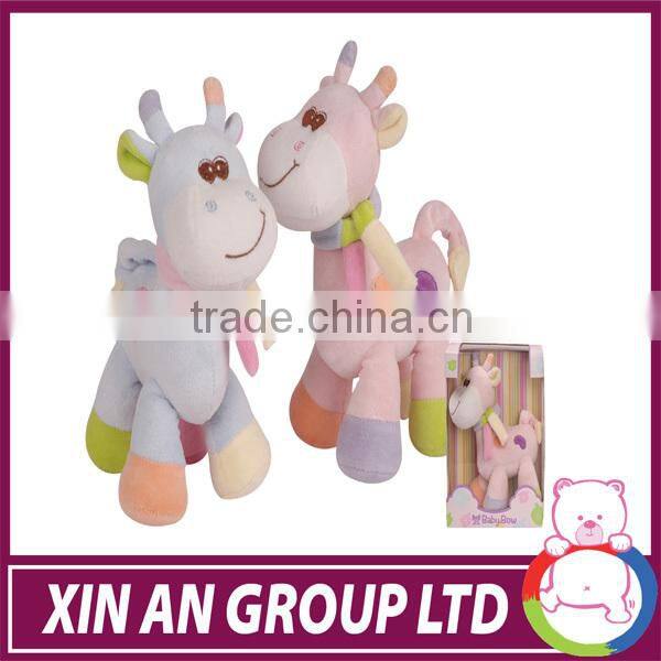 EN71 Promotional 100% polyester plush toys kids diy gift set