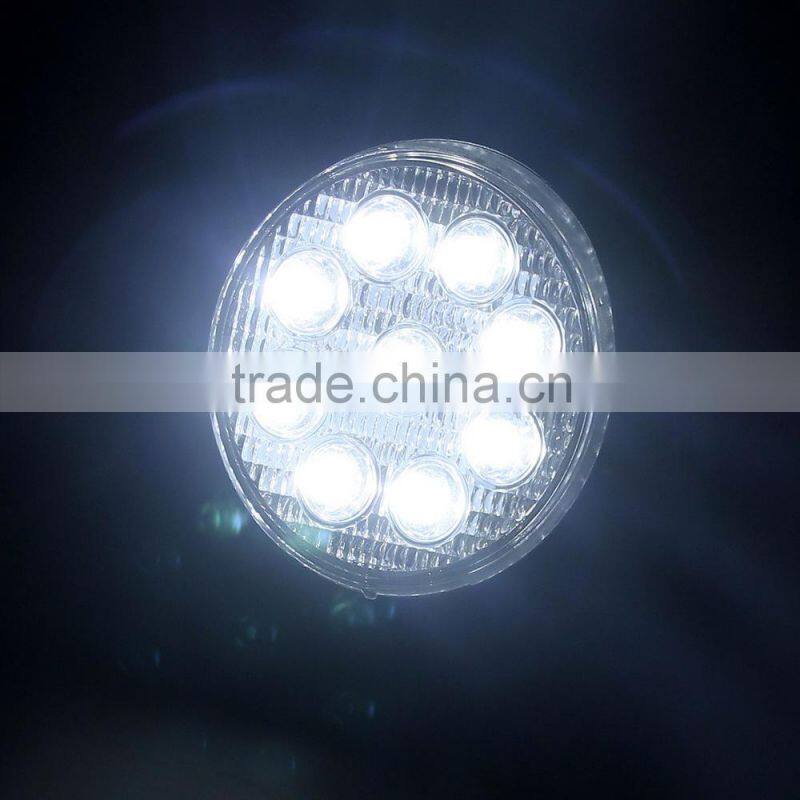 27W 12v/24v led work light for truck off road working