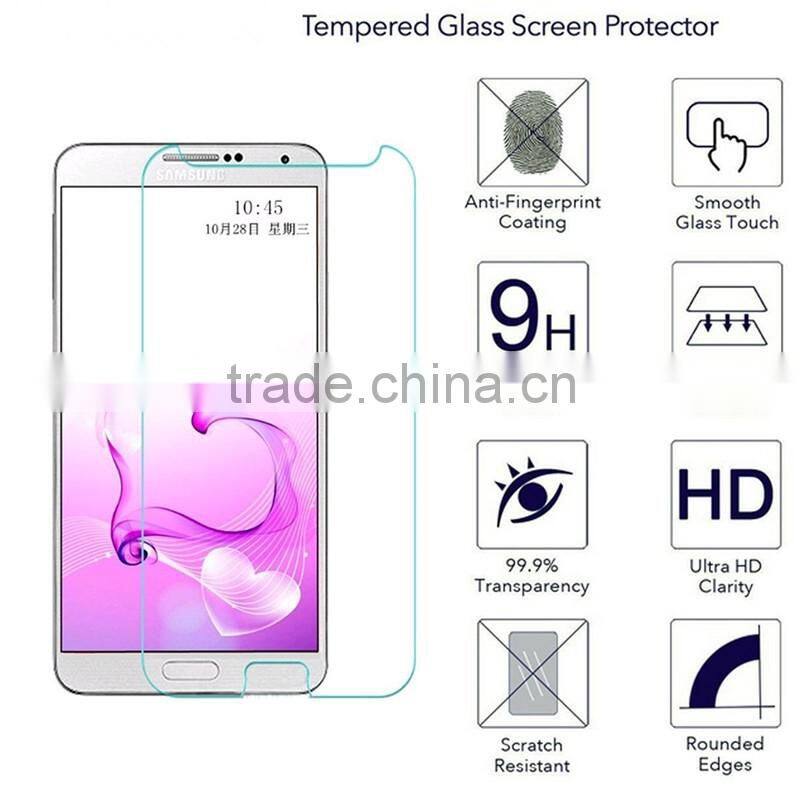 Keno Factory Price! Bubble Free High Clear Anti-shock 9H Hardness Plating Tempered Glass Screen Protector for Samsung Galaxy J2