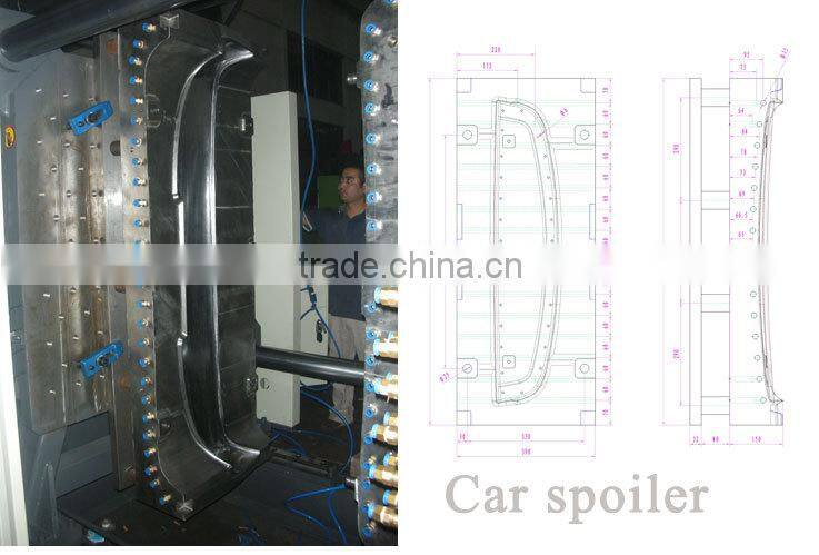 car bumper manufacturing machine , blow moulding machine produce car spoiler