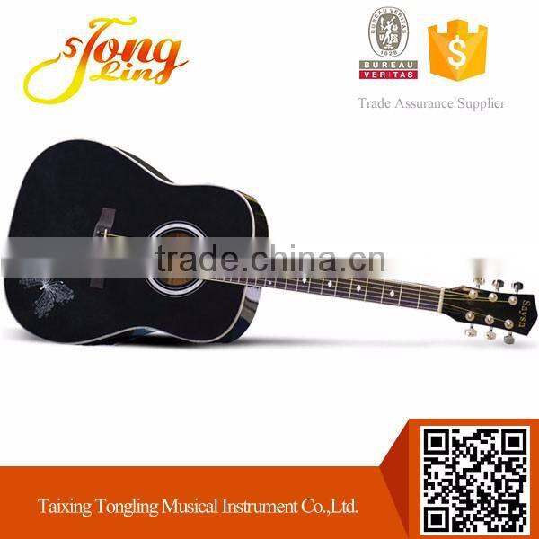 Handmade Solid Wood Cheap Price Guitar For Sale (TL-0046)