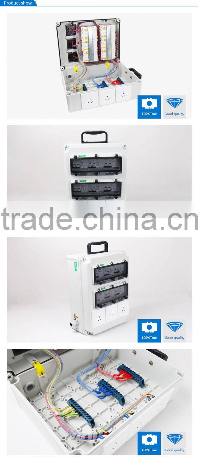 SAIP/SAIPWELL IP66 Waterproof Plastic Portable Power Socket Box