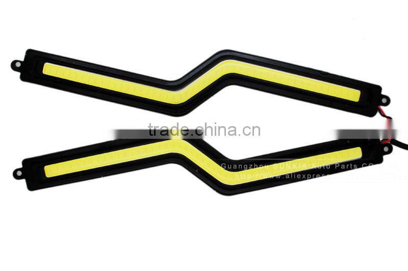 Super bright Z shape cob drl led fog lamp daytime running light