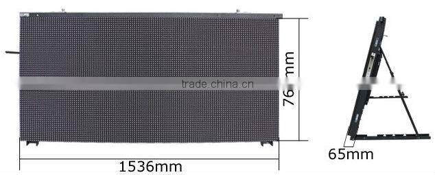 P16 outdoor perimeter LED display