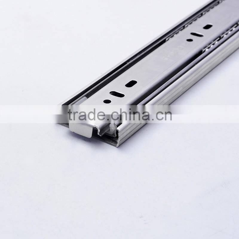 Furniture fittings 45mm soft close drawer slide ball bearing drawer slide