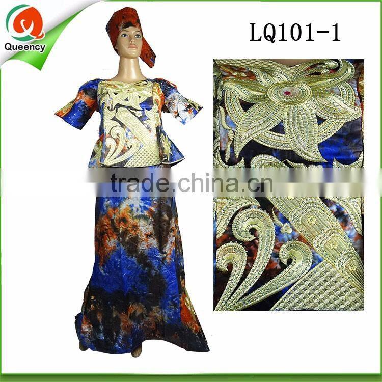 guangzhou clothing african women wear bazin riche dress fashion lady maxi dress clothing