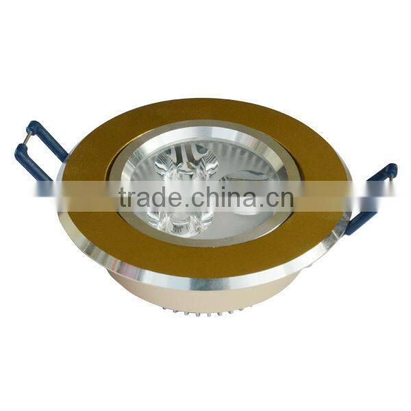 Low Energy Consumption embedded 3w led kitchen ceiling light