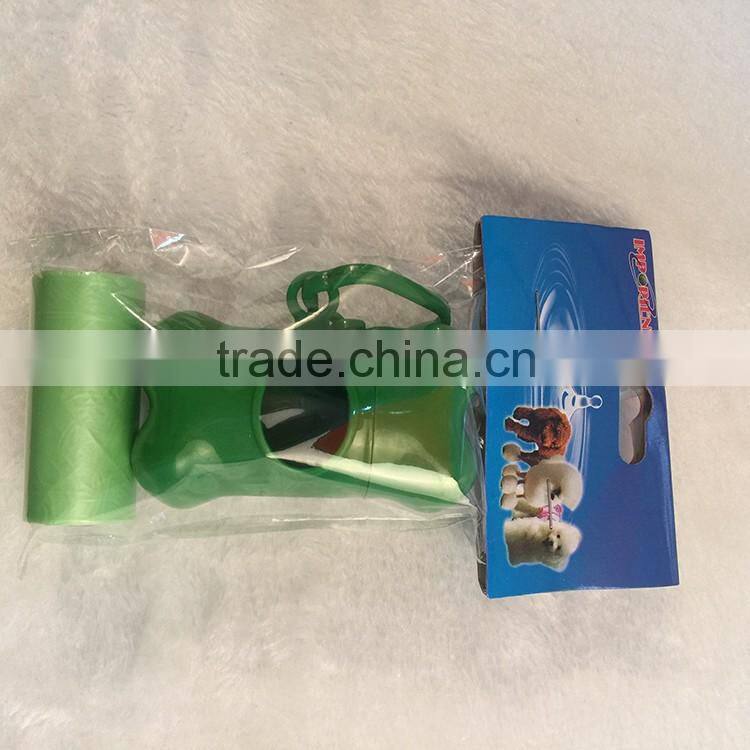 warm color scented dog waste bag and dispenser