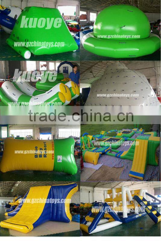 gaint aqua inflatable floating water park