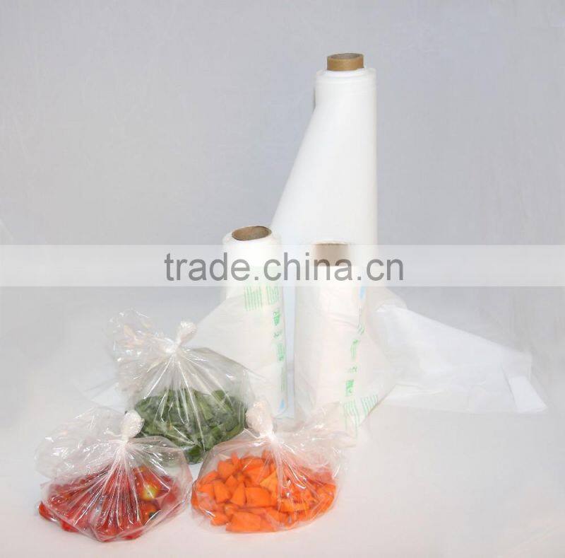 Hot sale transparent fresh-keeping roll bag