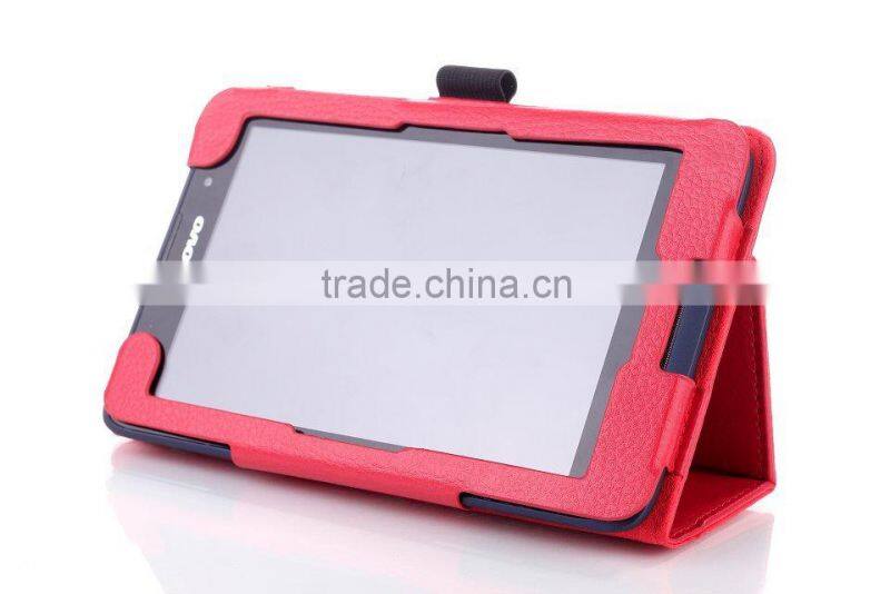 Hot Selling Ultra Slim 7 inch for Lenovo A3300 Tablet Folding Stand Cover Case