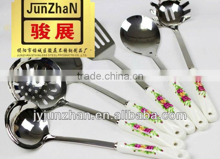 7 pcs stainless steel Cheap kitchen utensil --- Jieyang factory sell directly
