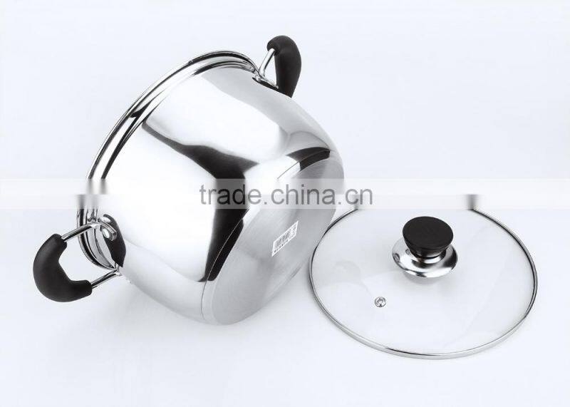 hot new products 2015 italian stainless steel cookware stock pot set
