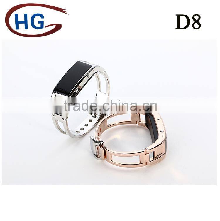 selling cheap products in alibaba D8 smart bracelet/drinking alarm/fitness tracker,sleep monitoring/cicret smart bracelet 2015