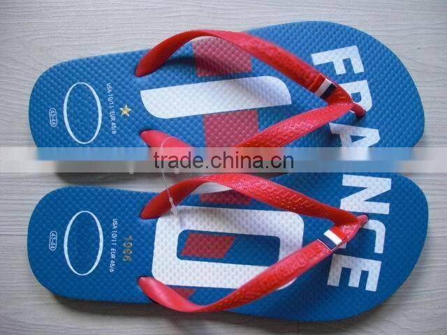 Custom design rubber man slipper